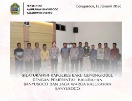 SILATURAHMI KAPOLRES BARU KEPADA PEMKAL BANYUSOCO